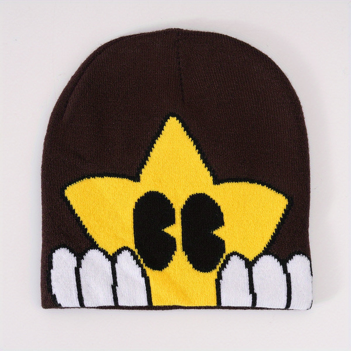 Pentagram Jacquard Y2K Beanie Anime Unisex Skull Cap