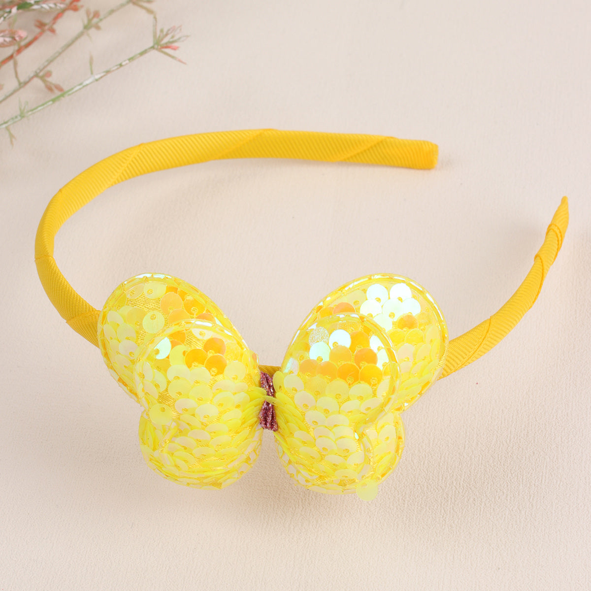 Sequin Butterfly Hairband for Kids