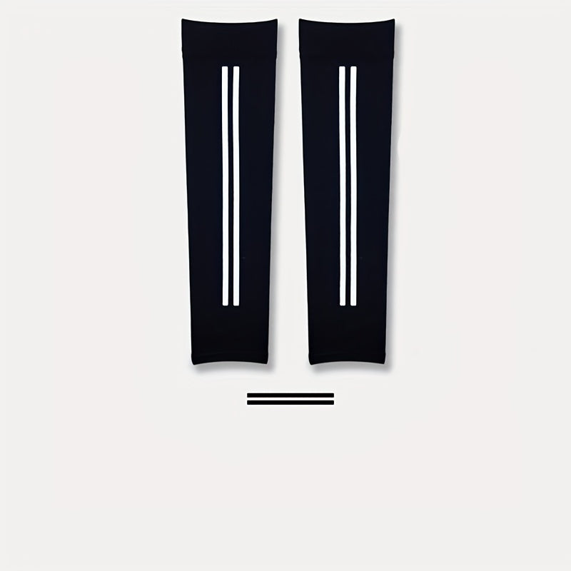 Sunscreen Ice Sleeves Men's Sports Arm Sleeves Stripes