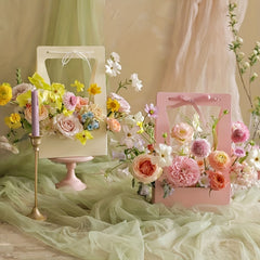 Waterproof Handheld Flower Basket Paper Box Flower Packaging