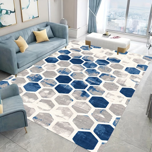 Geometric Floor Mats Living Room Bedroom Bathroom Non Slip Mats