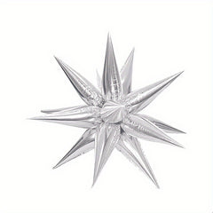 24pcs 66 04cm Explosive Star Foil Balloon Water Drop Cone Balloon