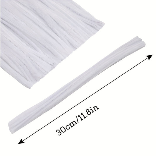 100pcs Pipe Chenille Rod Pipe Cleaner for DIY Project Creative Crafts