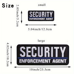 Security Enforcement Agent Embroidery Patch Applique