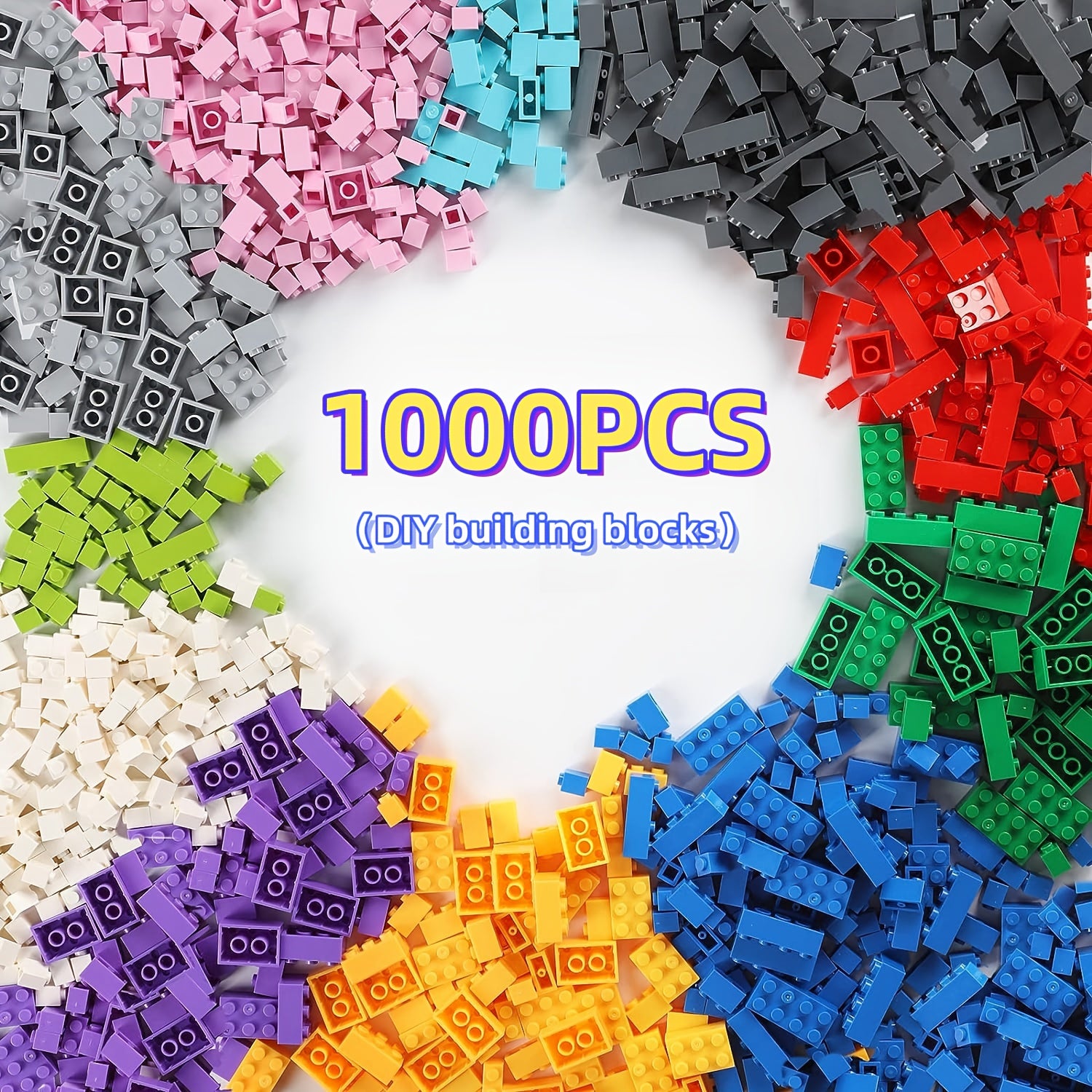 1000 Particles Bag Classic Building Blocks DIY Assembly Toys