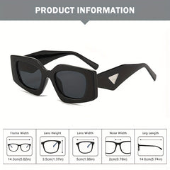 Men's Irregular Frame UV Protection Sunglasses Vintage Eyewear