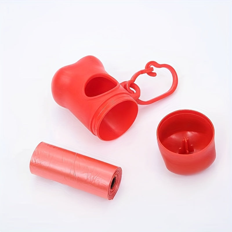 Portable Pet Poop Bag Dispenser for Outdoor Cleanup