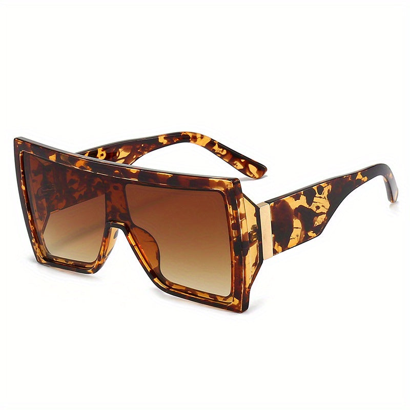 Y2K Oversized Square Sunglasses Mod Gradient UV400
