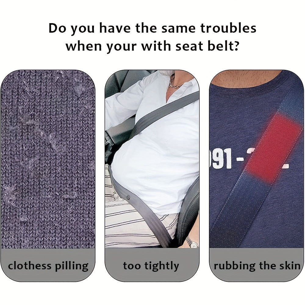 2pcs Soft Car Seat Belt Covers Red Cloud Scaling Japan