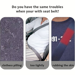 2pcs Soft Car Seat Belt Covers Red Cloud Scaling Japan