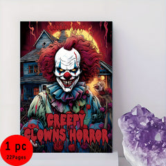 Terrifying Clowns Adult Coloring Book