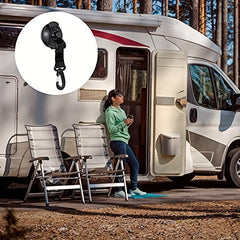 Heavy Duty Suction Cup Anchor with Securing Hook for Camping Tarp