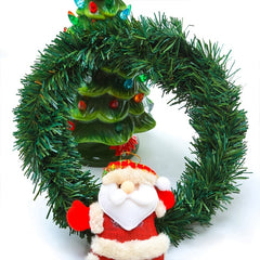 Christmas Wreath Green PVC Rattan 5.5m 18ft