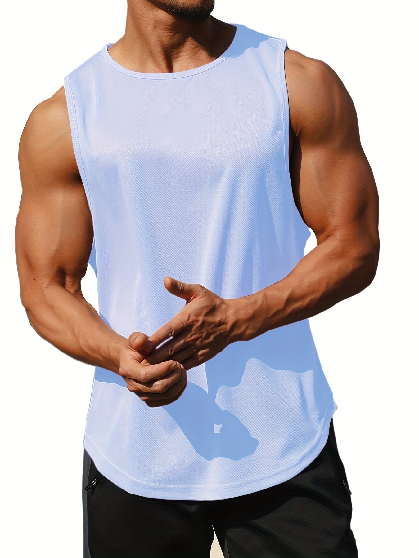 Men's Quick Drying Sports Tank Top for Running Training