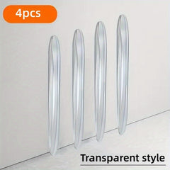 4pcs Car Anti-collision Strip Rearview Mirror Protection