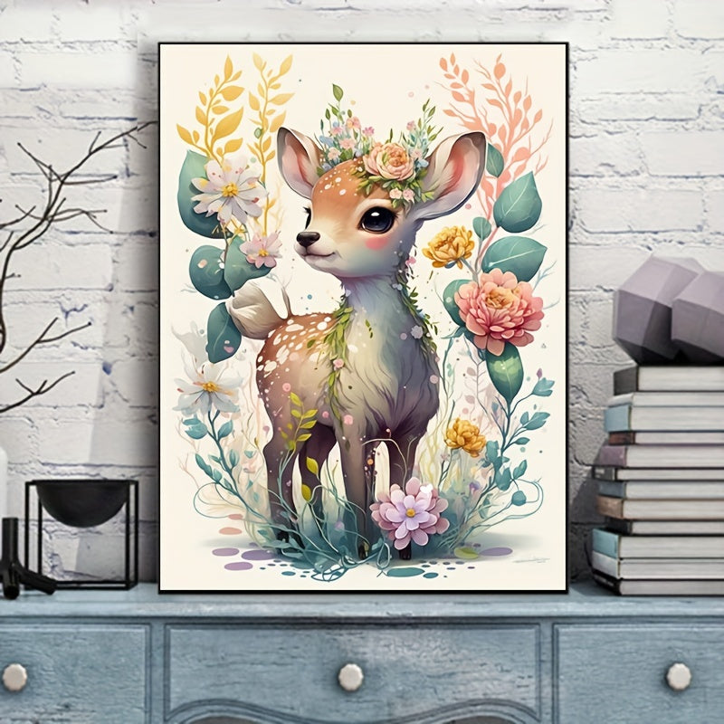 Cartoon Deer Diamond Painting 30x40cm - Living Room Bedroom Decor