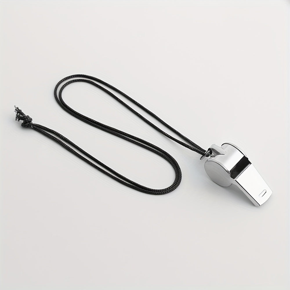 Portable Metal Whistle for Sports and Survival - Ideal for Soccer Football Baske