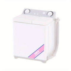 Mini Dollhouse Washing Machine Realistic Simulation Compact Laundry Appliance