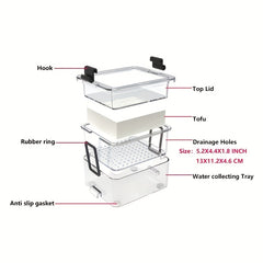 Tofu Press Maker Plastic DIY Water Removing Tool Drainer