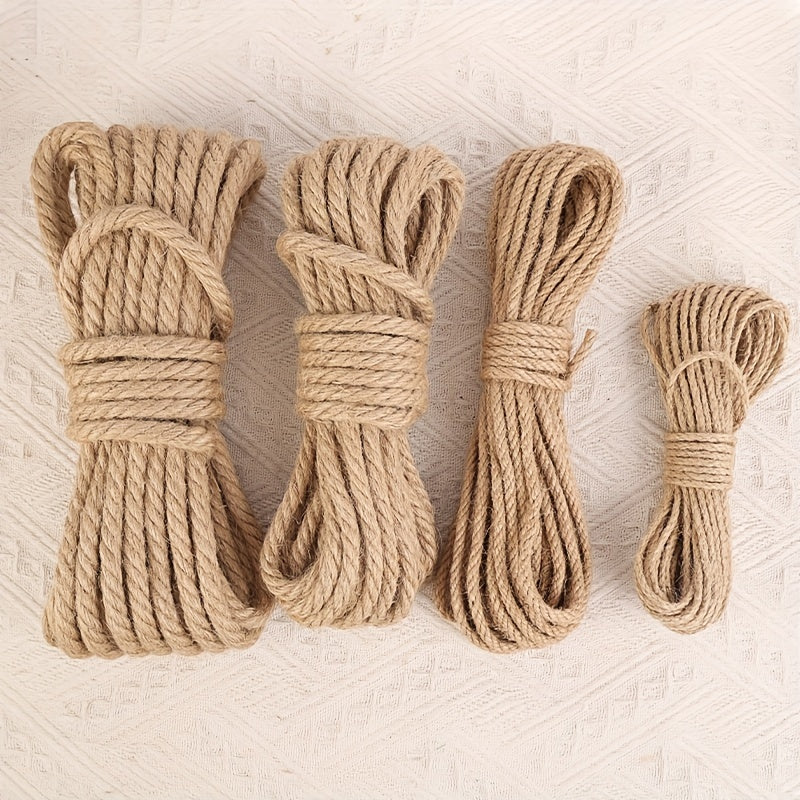 10m Jute Hemp Rope for DIY Crafts and Wall Hangings