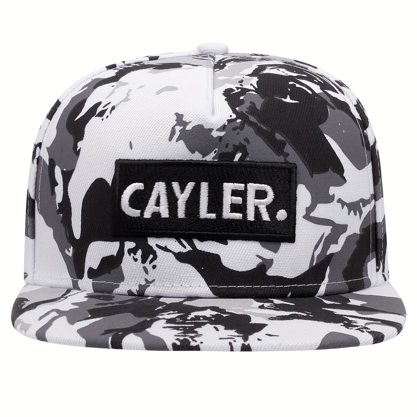 Men's Alphabet Embroidery Hip Hop Flat Brim Hat