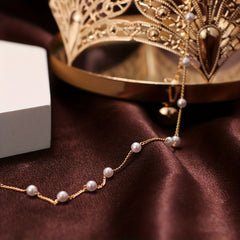 Stylish Faux Pearl Beaded Necklace for Women