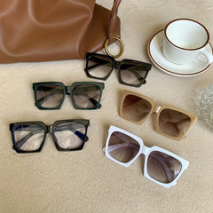 Large Square Sunglasses for Men and Women Non-prescription Glasses