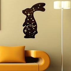 LED Wooden Wall Stickers Pendant Nightlight