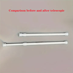 Adjustable Hanging Closet Rod Durable Telescopic Clothes Rod Heavy Duty Rack
