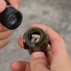 7 in 1 Survival Whistle LED Thermometer Compass Tool