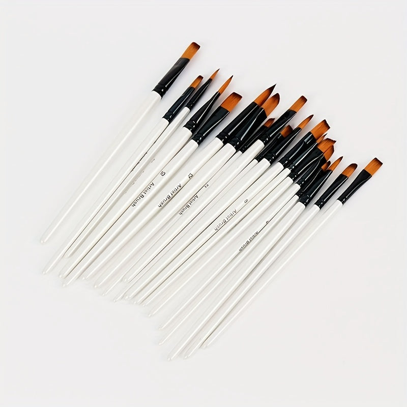 6pcs Artist Paint Brushes Set Acrylic Watercolor Painting