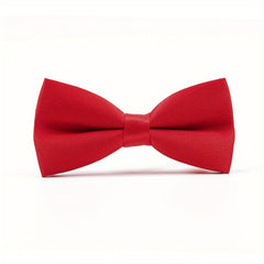 Men's Business Solid Bow Tie Wedding Banquet
