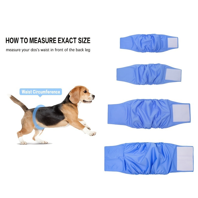 Washable Male Dog Diapers Soft Belly Bands for Comfortable Fit