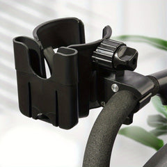 Universal Stroller Cup Holder With Phone Holder, Stroller Bottle Holder