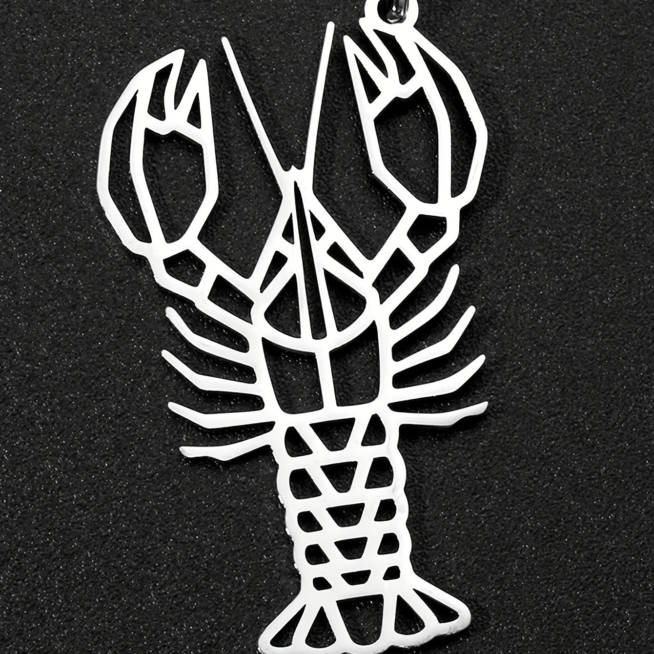 Creative Stainless Steel Lobster Keychain For Men