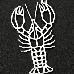 Creative Stainless Steel Lobster Keychain For Men