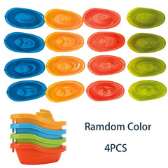 Stackable Boat Toys for Kids &ndash; Bath, Pool & Beach Toddler Water Toy Set