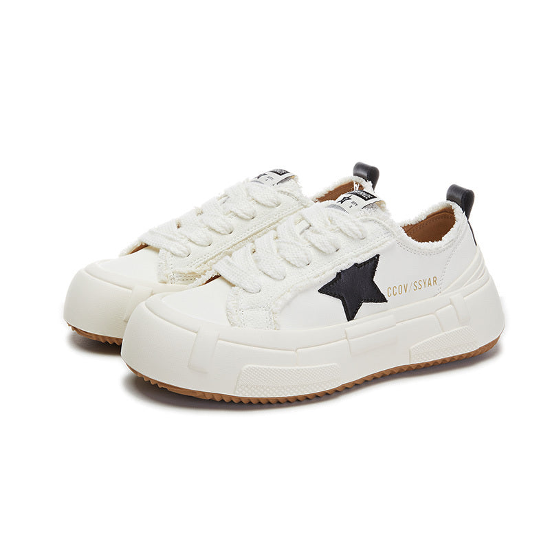 Women's Star Pattern Chunky Sneakers Comfortable Sport Shoes