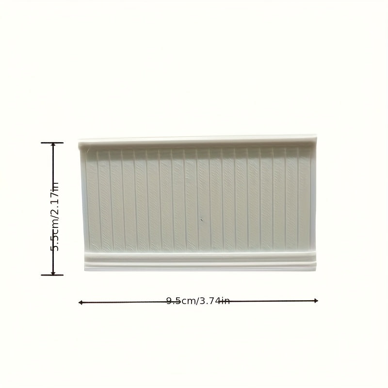 1:12 Scale Mini Wall Paneling Model 3D Stereo Wall Decal for Dollhouse