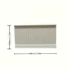 1:12 Scale Mini Wall Paneling Model 3D Stereo Wall Decal for Dollhouse