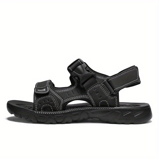 Men's Adjustable Hook & Loop Strap Sandals