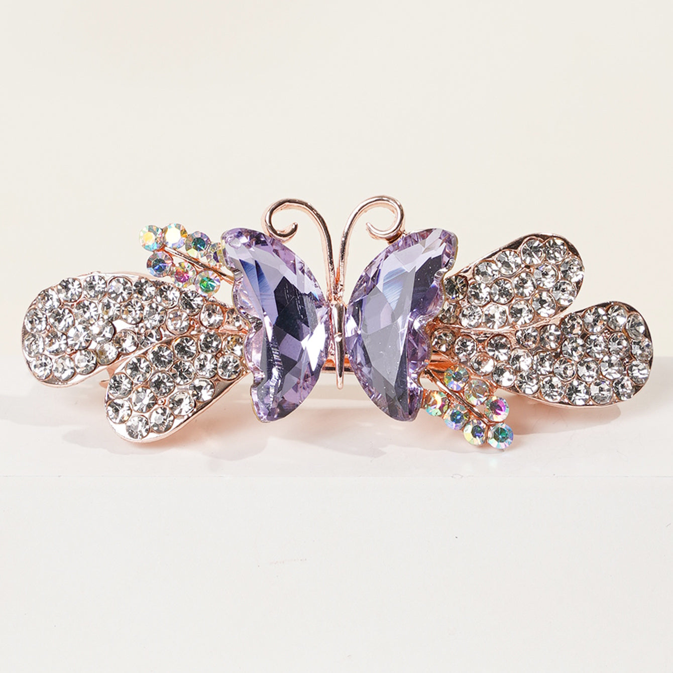 Butterfly Horizontal Clip Lady High End Style Hair Clip Spring Clip