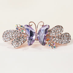 Butterfly Horizontal Clip Lady High End Style Hair Clip Spring Clip