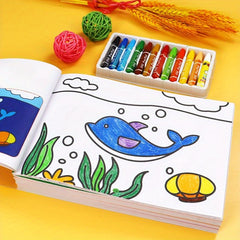 Animal Pattern Coloring Book with 52 Pages - Educational Drawing Supplies