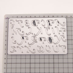 Metal Alphabet Letters Cutting Dies Stencils for DIY Craft Scrapbooking