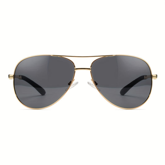 OUWEN Classic Polarized Aviator Sunglasses For Men UV Protection