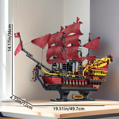Large Pirate Model Building Block Toy