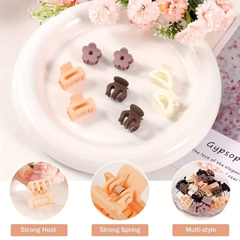 10pcs Small Hair Grab Clip Ponytail Clip Hairpins Hair Accessories