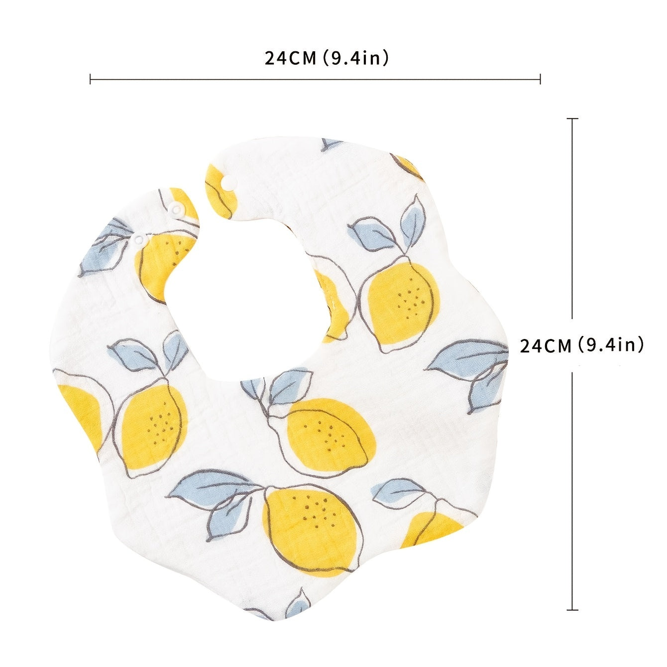 6-Layer Cotton Muslin Petal Bib for Babies