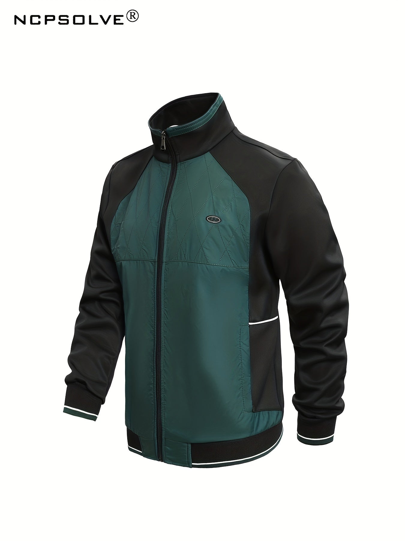 Men's Sports Suit Zip Up Jacket & Active Pants Outdoor Activities